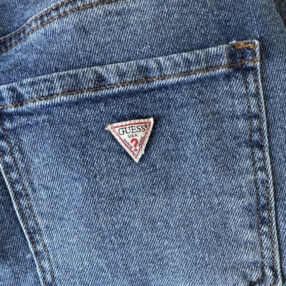 Guess Classic Blue Mom Jeans - Picture 2 of 6